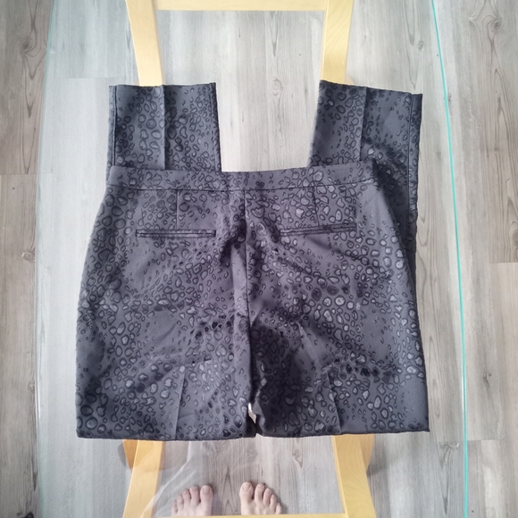 Willow & Thread Black Patterned Trousers - Picture 4 of 5